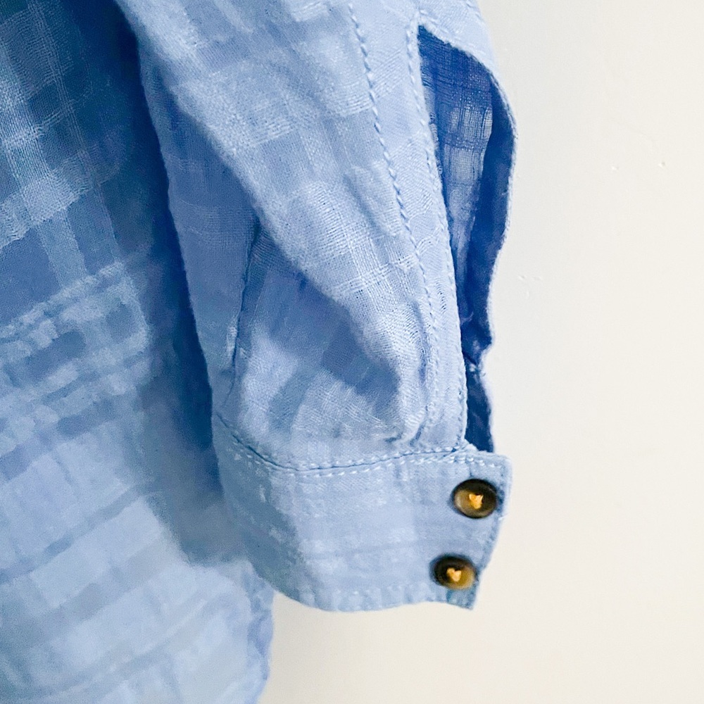 Anthropologie Pilcro And The Letterpress Textured Linen Button Down - Picture 9 of 12